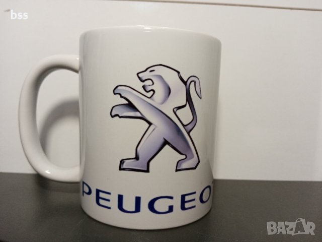 Порцеланова чаша с логото на Пежо/Peugeot, снимка 3 - Чаши - 40822996