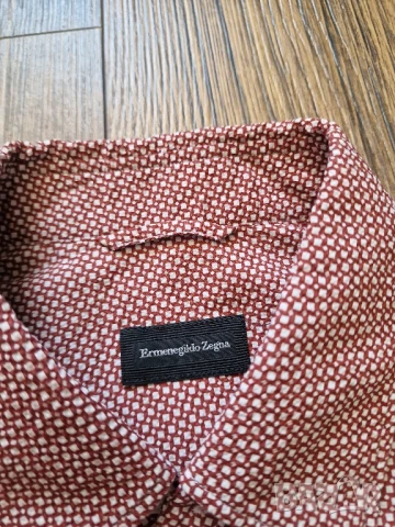 Страхотна мъжка риза ERMENEGILDO ZEGNA , размер S , снимка 4 - Ризи - 50789863