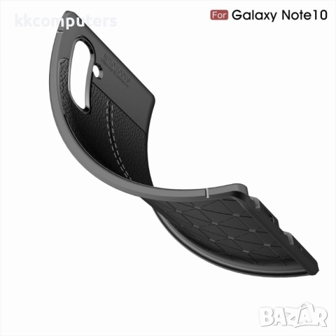 Samsung Galaxy Note 10/Note10 Удароустойчив Litchi Skin Калъф и Протектор, снимка 7 - Калъфи, кейсове - 52817762