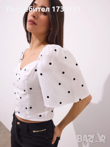 Чисто нова блуза Mohito , снимка 4 - Корсети, бюстиета, топове - 51729429