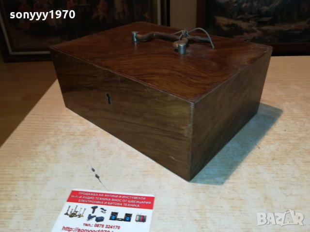 СЕИФ-КАСА МЕТАЛНА С КЛЮЧ 2009212001, снимка 16 - Антикварни и старинни предмети - 34198032