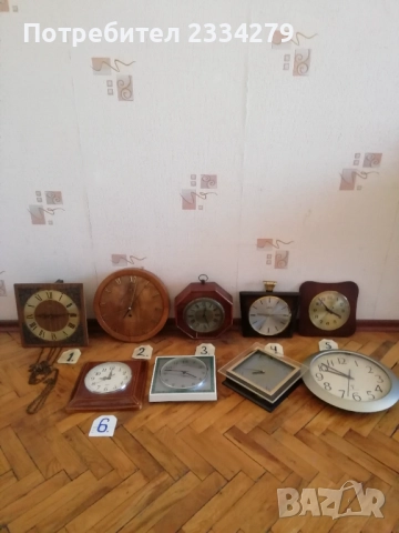 Стари стенни часовници от различни марки, държави игодиниа