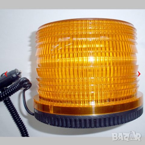 Сигнална лампа( буркан) оранжев led 9 - 32V