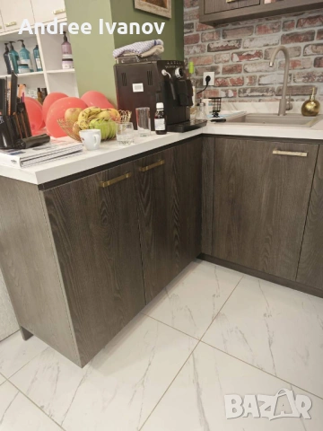 ЛУКС КУХНЯ С 2 МИВКИ – КАТО НОВА!, снимка 3 - Кухни - 53887311