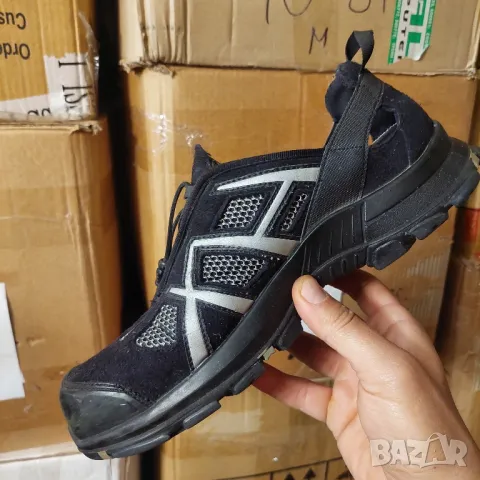 Предпазни работни обувки с бомбе  Haix Black Eagle Safety 61.1 Low номер 41, снимка 14 - Други - 42614021