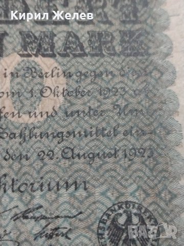 Райх банкнота - Германия - 100 Милиона марки / 1923 година - 17984, снимка 6 - Нумизматика и бонистика - 31020390