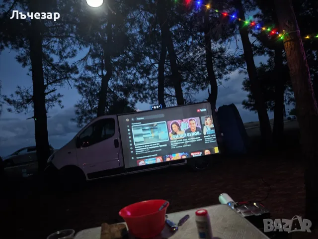 Видео проектор android HY 300 Ultra 4K, снимка 3 - Плейъри, домашно кино, прожектори - 55861282