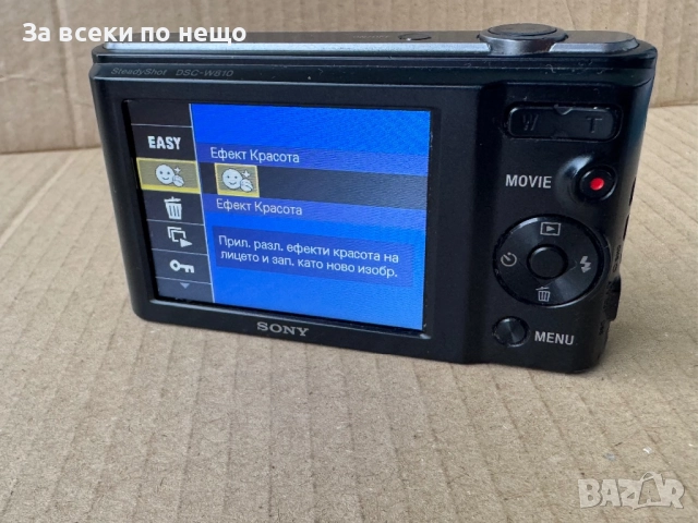 Цифров фотоапарат Sony Cyber Shot DSC-W810, 20MP 6x Zoom , Sony DSC-W810, снимка 13 - Фотоапарати - 52330731