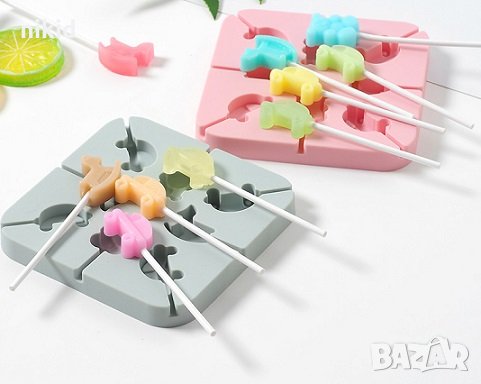 мече автомобил конче силиконов молд форма за направа на близалки клечка декор торта фондан шоколад