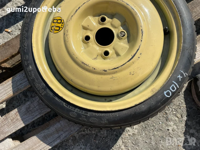 15 резервна джанта патерица 4х100 MAZDA2 Мазда 2- 115/70/15, снимка 3 - Гуми и джанти - 51345234