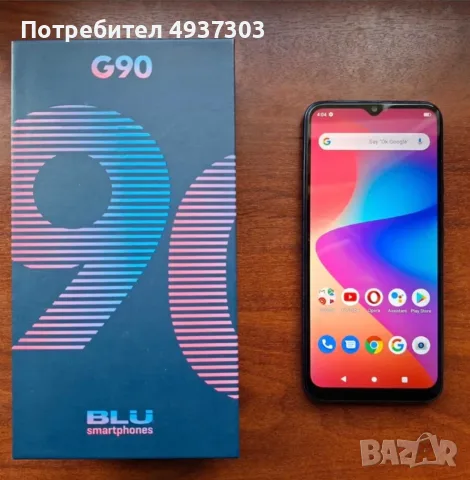 BLU G90 android smartphone / смартфон , снимка 2 - Телефони с две сим карти - 55914402