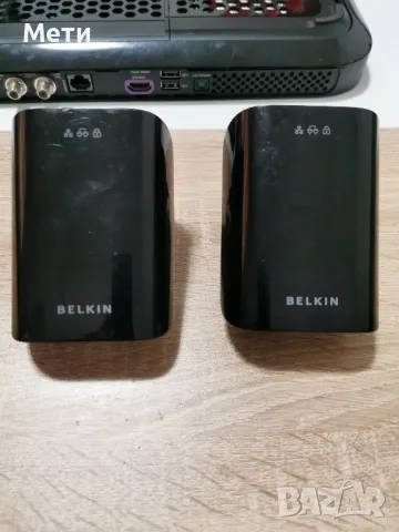 Powerline BELKIN, снимка 4 - Мрежови адаптери - 48697849