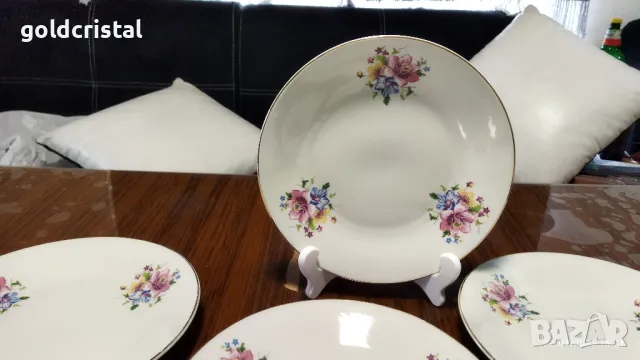 Стар български порцелан чинии , снимка 7 - Антикварни и старинни предмети - 50094155