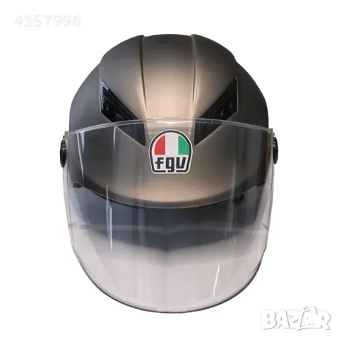  Каска за мотор - PA538 С Визьор и Спойлер - Графит