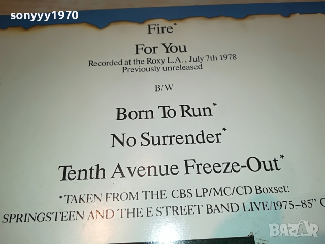 BRUCE SPRINGSTEEN & THE STREET BAND-MADE IN HOLLAND 0704222128, снимка 12 - Грамофонни плочи - 36382220