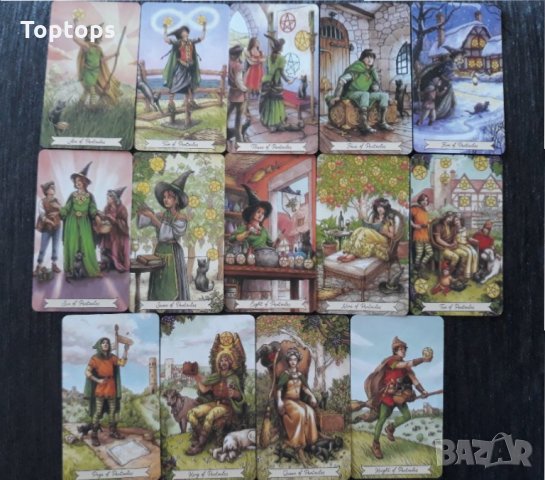 Очарователни таро и оракул карти: Everyday Witch Tarot & Oracle & Angels and Ancestors Oracle, снимка 6 - Карти за игра - 34296920