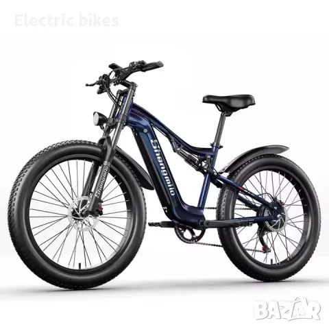Електрически велосипед SHENGMILO MX03 Bafang 500W, 17.5Ah/48V, 26", снимка 6 - Велосипеди - 48323931