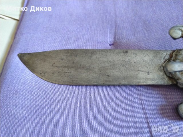 Стар нож от соца 290х160мм, снимка 2 - Ножове - 35571058