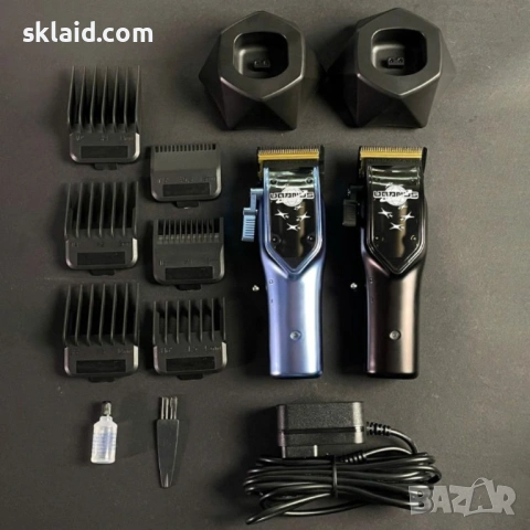 Синя машинка за подстригване – MRD Uranus, снимка 4 - Машинки за подстригване - 53897614