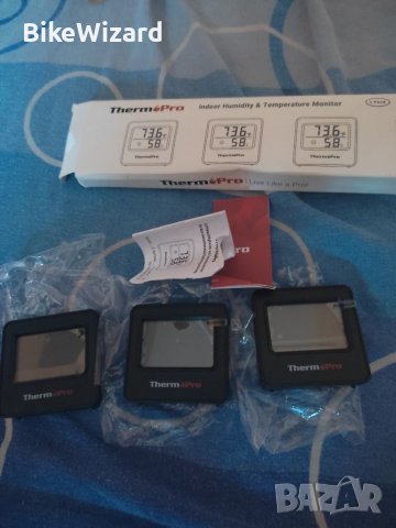 ThermoPro TP157 термометър и влагомер  3 броя НОВО, снимка 2 - Друга електроника - 42073782