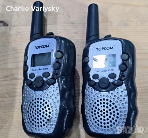 Комплект радиостанции Motorola Topcom AEG PMR уоки токи, снимка 3 - Аудиосистеми - 54352856