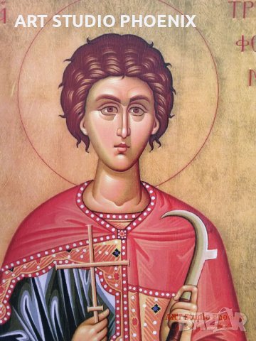 Икона на Свети Трифон icona Sveti Trifon, снимка 2 - Икони - 16946493