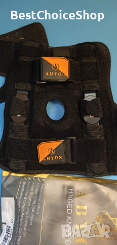 Ортеза - Наколенка с панта Регулируема поддръжка с подобрени стабилизатори – XXL, снимка 7 - Ортези и протези - 54020393