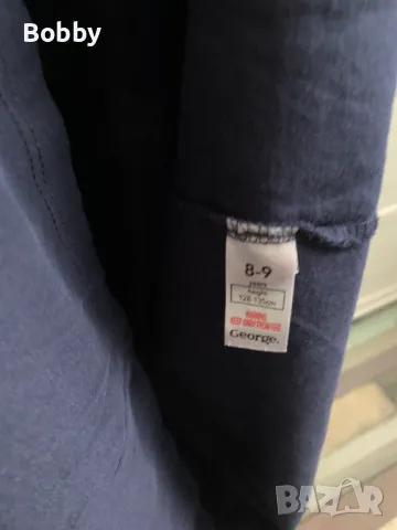 Коледна памучна рокля GEORGE 8-9 год. , снимка 5 - Детски рокли и поли - 48166653