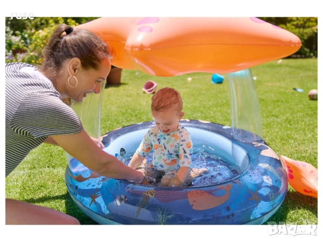 НОВИ! Детски надуваем басейн със сенник Два модела, снимка 3 - Други - 52402600