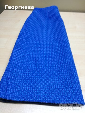 Синя зимна пола , снимка 4 - Поли - 30760123