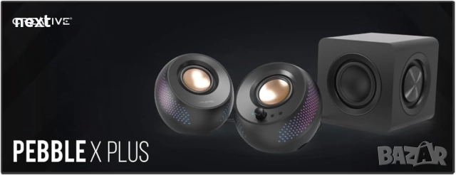 Озвучителна система reative Pebble X Plus, 2.1, USB-C, RGB подсветка, снимка 6 - Аудиосистеми - 52581426