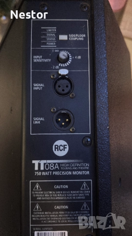 RCF TT 08-A Активна двулентова тонколона, снимка 3 - Тонколони - 52725942