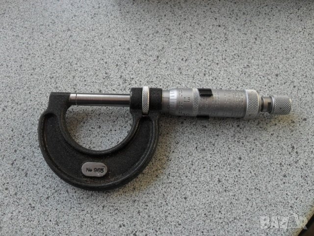 Английски  Микрометър  MOORE & WRIGHT, снимка 2 - Други инструменти - 42439978