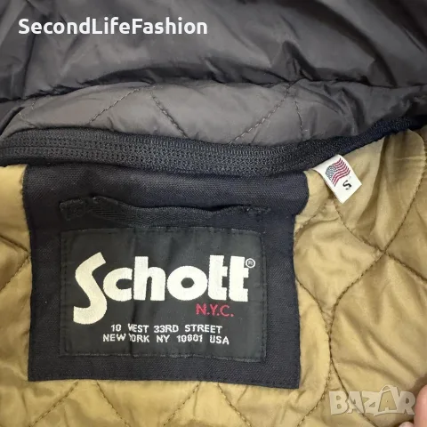 Schott NYC мъжко зимно яке размер S, снимка 3 - Якета - 56102786