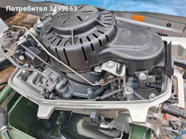 Двигател за лодка ,извънбордов, Honda 5 конски сили 4 тактов  цена 800 евро, снимка 5 - Воден транспорт - 55837569