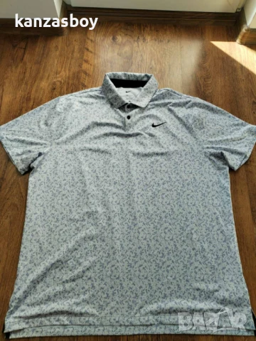 Nike Dri-FIT Tour Camo Golf Polo Purple - страхотна мъжка тениска КАТО НОВА ХЛ, снимка 5 - Тениски - 51009578