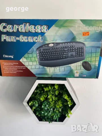 Безжична клавиатура и мишка Chicony - нови