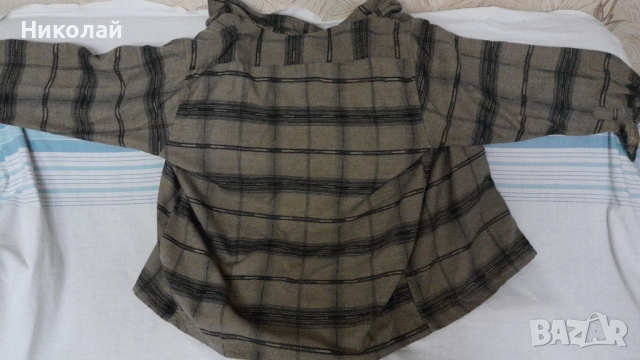 Карирана мъжка риза Shenma, снимка 5 - Ризи - 52589630