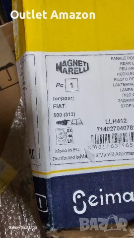 ляв заден стоп за FIAT 500, снимка 3 - Части - 50015235