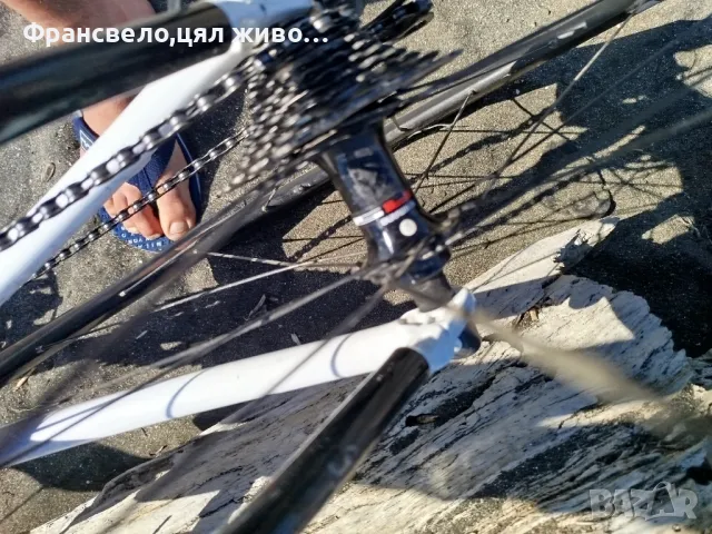 28 цола шосеен карбон велосипед размер 55 вертикално и хоризонтално , снимка 8 - Велосипеди - 47375907