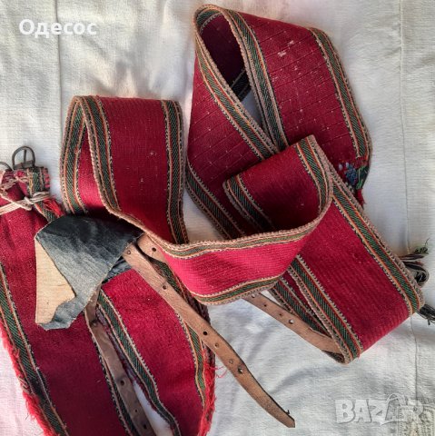 Османски тъкан колан 19в, башибозук, зейбек, снимка 4 - Антикварни и старинни предмети - 40738193
