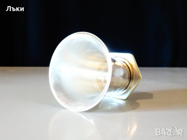 Посребрена английска чаша за ракия,шот,маркирана. , снимка 2 - Антикварни и старинни предмети - 31804475