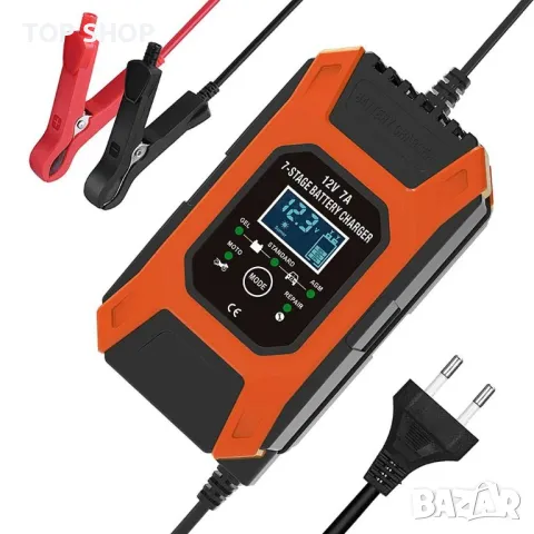 Импулсно смарт зарядно 12V 7Ah 7-степенно автоматично Verilux® , снимка 5 - Аксесоари и консумативи - 48774429