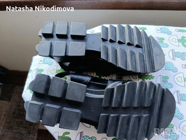 Дамски сандали, естествена кожа, снимка 3 - Сандали - 55801399