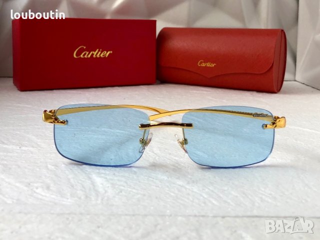 Cartier висок клас прозрачни слънчеви очила Мъжки Дамски слънчеви, снимка 2 - Слънчеви и диоптрични очила - 42759621