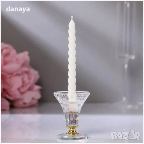 4083 Комплект спираловидни свещи, 3 броя, снимка 2 - Декорация за дома - 42298097