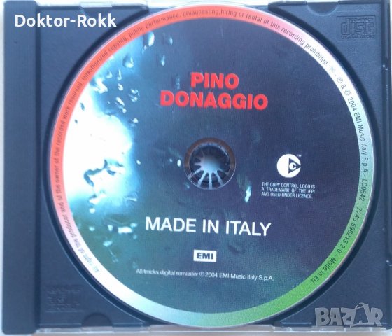  Pino Donaggio – Made In Italy (2004, CD), снимка 2 - CD дискове - 36965707