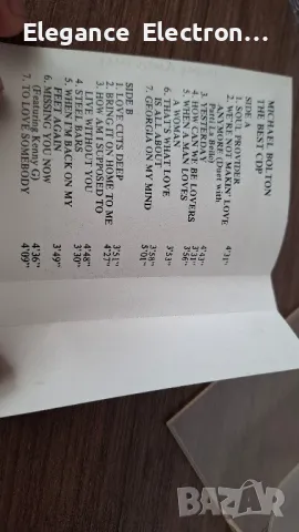 Аудиокасета Michael Bolton The very best. CDP. Unison, снимка 4 - Аудио касети - 49400053