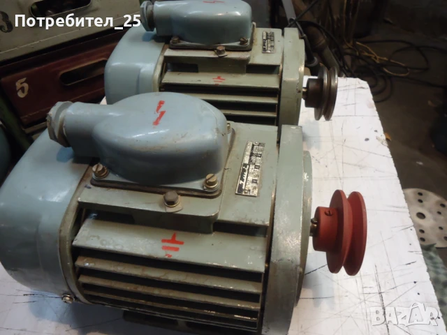 Трифазни ел.мотори 0,37KW- 1400 об/м., снимка 4 - Електродвигатели - 50957847