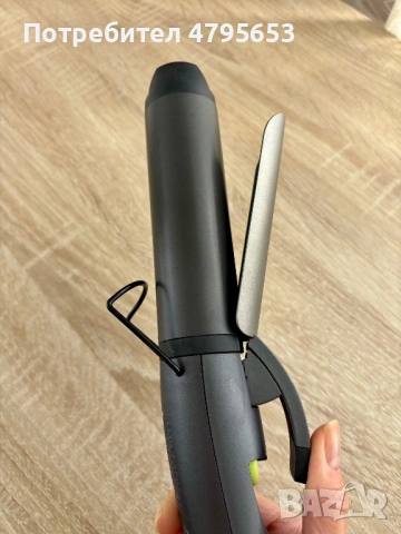 Маша за къдрене Remington с щипка - използвана, снимка 5 - Маши за коса - 54235631